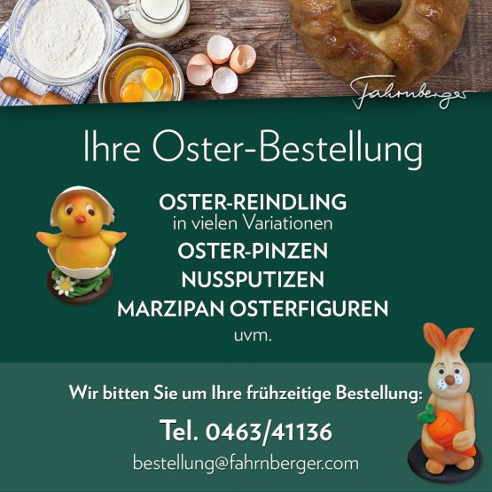 Osterbestellung bei Fahrnberger in Klagenfurt