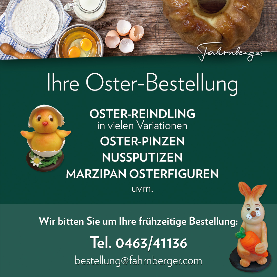 Osterbestellung bei Fahrnberger in Klagenfurt
