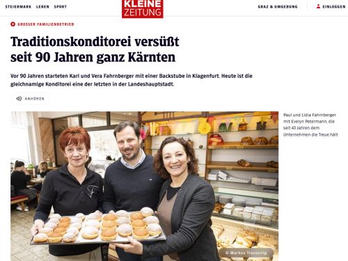 Kleine Zeitung Bericht 02/25